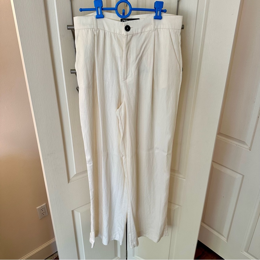 Zara Cream Lightweight Pant